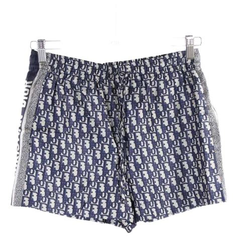 dior blue and white shorts|Dior men's ready to wear.